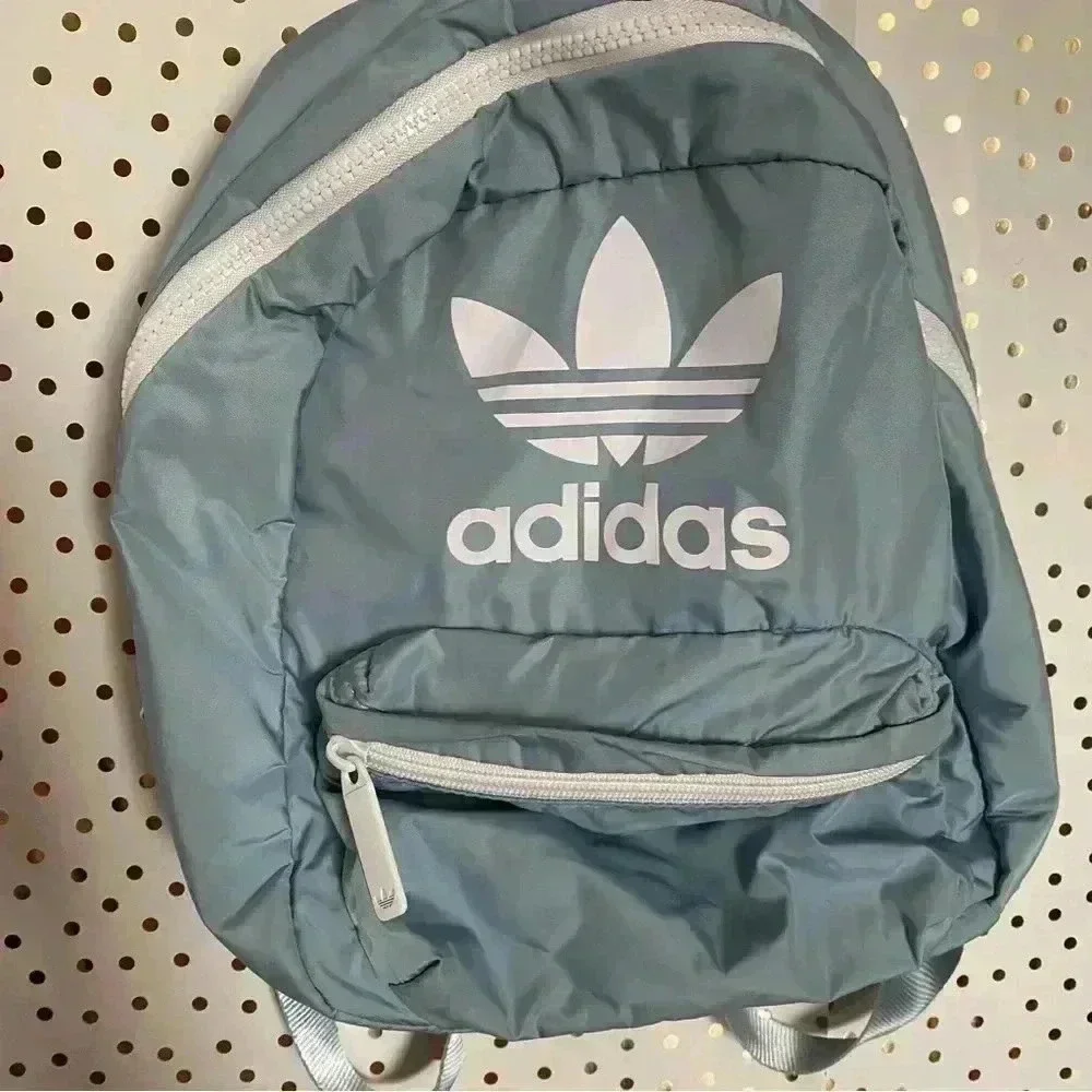 Adidas National Mini Backpack Halo Blue White - Picture 3 of 9